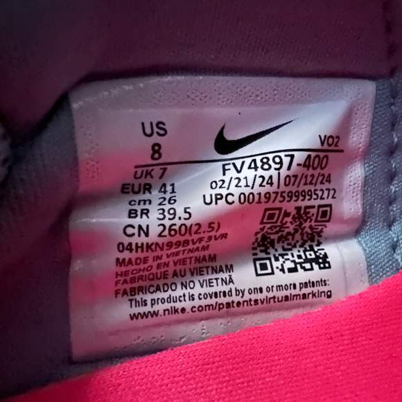 Nike Golf Infinity Tour Gore-Tex Mens Size 8 Turquoise Golf Shoes FV4897-400 - Picture 9 of 10